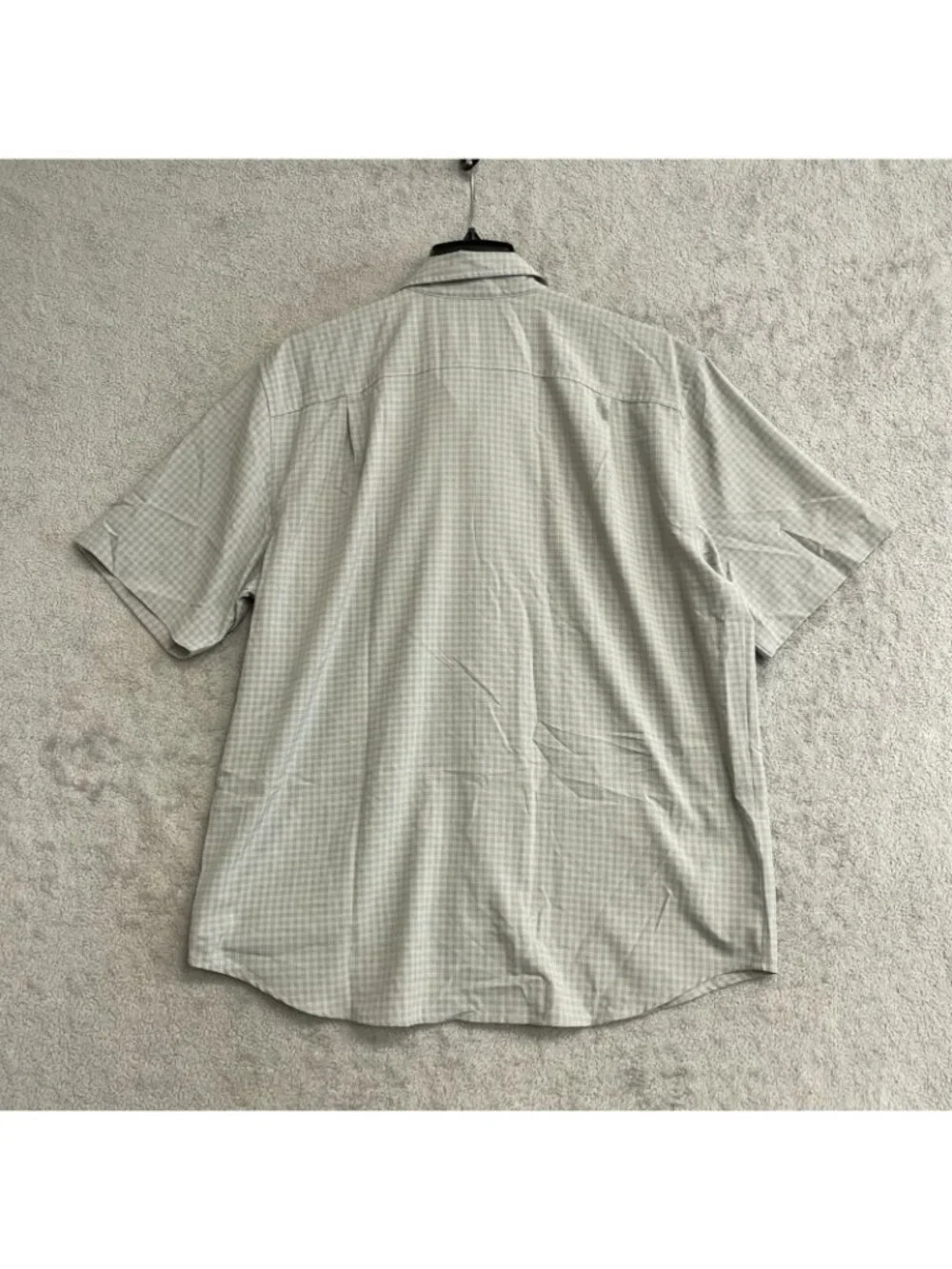 NWOT Orvis Men's L Gray  Short-Sleeve Button-Down Shirt Outdoor J2035